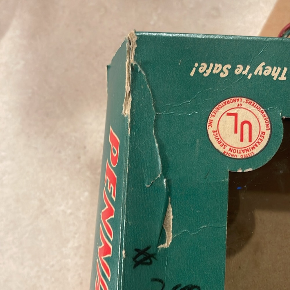 Vtg Pennant Indoor Christmas Tree Lights ~ Original Box ~ Works ~ - Picture 7 of 7